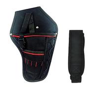 Operitacx 1 Pieza Kit De Herramientas De Llave Eléctrica Cinturón Porta Taladros Bolsa De Taladro Eléctrico Perforar Riñonera Portátil Bolsa De Herramientas Black Tela Oxford