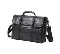 Operitacx 1 Pieza Maletín de PU para Portátil Bolsa de Bandolera de Negocios Maletín y Duradero para Compatible con Ordenadores