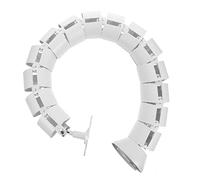 Operitacx 1 Pieza Tubo Organizador de Cables Manga de Gestión de Cables de Abs Resistente para Oficina Sala de Reuniones y Entretenimiento Casa Protección y de