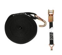 Operitacx 1 Set Amarres para Kayak y Cinturón de Tensión para Portaequipajes de Techo, Acero Inoxidable y Nylon, Carga de Trabajo 500 Libras, Resistencia a Rotura 1500 Libras,