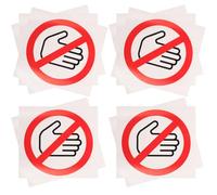 Operitacx 10 Pegatinas de Advertencia de Seguridad de Vinilo Autoadhesivas para Manos, Resistentes a Rasgaduras, para Uso en Fábricas y Sitios de Construcción
