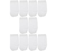 Operitacx 10 Piezas Calcetines de Piscina Calcetines para Skimmer de Nylon Blanco, Bolsa de Filtro para Piscina y SPA, Limpieza de Basura, Protege Sello del Eje y Bomba, Fiesta Verano