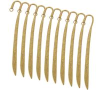 Operitacx 10 Piezas Colgante De Aleación Rosario Botones Joyas Colgado Encantos Del Llavero Marcador Telar Marcas De Libros Antiguos Accesorios Cubiertos Oro Collar