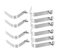 Operitacx 10 Piezas Hebilla De Metralla De Clips De Resorte De Botón Pulsador Clips De Presión Para Paraguas Uso Tienda De Campaña De Resorte De Paleta De Kayak