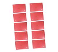 Operitacx 10 Piezas titular de diploma de papel portada de diploma rojo titular del diploma diseño de moda cubierta del certificado portada del premio pavón carta de nombramiento sobre a4