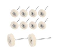 Operitacx 10 Unidades Cepillo de Pulido Manual de Nylon Beige para Superficies Metálicas y Joyería, Restaurador de Brillo Adecuado para Baños y Estudios