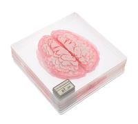 Operitacx 10 Unidades Posavasos Fácil de Limpiar y Uso Versátil Acrílicos para Halloween Forma de Cerebro Diseño Espeluznante Ideales para Cocina y Fiestas Temáticas