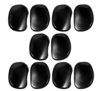 Operitacx 10 Unidades Protector Auditivo que Mantienen las Orejas Limpias y Protegidas para Teñir el Cabello de Plástico Negro, Orejeras Portátiles para Uso Personal y Profesional