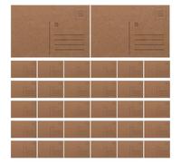 Operitacx 100 postales en blanco para envío, hojas de papel kraft vacías de 4x6, crea tus propias tarjetas de felicitación imprimibles, tarjetas de notas, cartulina, paquete de papeles a