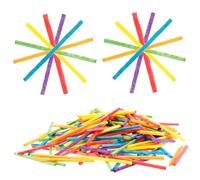Operitacx 1000 Piezas Unidades Palos de Madera para Manualidades Palitos Artesanales Amarillos para Cera Superficie Lisa para Actividades Escolares y Proyectos Diy