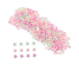 Operitacx 10piezas Decora Tus Manualidades De Adornos De Estrellas De Arcilla Rosa Para Fiestas De Revelación De Género Perfectos Para Accesorios Decoraciones
