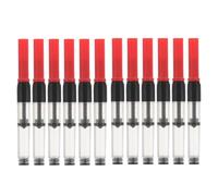 Operitacx 12 convertidores de tinta de rosca para pluma estilográfica - Absorbedor de tinta de rosca con llenado a presión - Recambios para artículos de escritura y corrección - Convertidor para