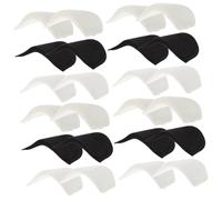 Operitacx 12 Pares Almohadilla de esponja para el hombro hombreras straps pad almohadillas para realzar los hombros hombrera del vestido alfombrilla de esponja almohadillas para los hombros