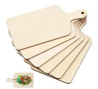 Operitacx 12 Piezas Mini Tablas De Cortar De Madera Para Cocina Y Servicio Tablas Pequeñas Diy Con Bordes Lisos Bandejas Multifuncionales Para Postres Frutas Y Aperitivos