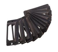 Operitacx 12 piezas Unidades Marcos Vintage para Etiquetas Portatarjetas de Metal Antiguo para Armarios Cajas de Joyería y Almacenamiento Retro con Estructura Resistente Accesorios
