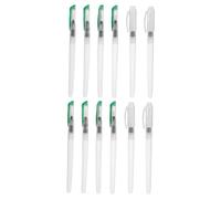 Operitacx 12 Pinceles Rellenables para con Agua Color Agua Recargables Color Blanco PP