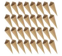 Operitacx 120 Conos de Papel para Boda 120 Pétalos de Flores Multicolor, Conos de Confeti Artesanales en Papel Kraft, Ideales para Fiestas, Shower y Decoración de Eventos