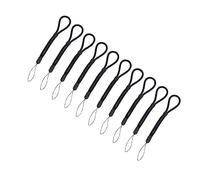 Operitacx 12piezas Correa Para Teléfono Móvil De Pulseras Ajustables Pulsera Antipérdida Para Cámara Digital Correa De Muñeca Para Movil Color Negro