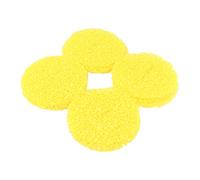 Operitacx 12piezas Filtro Antiobstrucción De Esponja Elástica para Fregadero y Desagüe De Cocina De Unidades Amarillas Atrapador De Pelo y Colador para Lavabo y Baño Compacto y Resistente