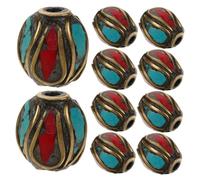 Operitacx 15 Piezas Handmade Nepalese Buddhist Buddha Charms For Jewelry Making DIY Bracelets Necklaces Earrings With Authentic Tibetan Design