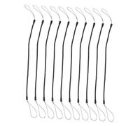 Operitacx 16 Piezas Cuerda Elástica Retráctil con Muelle para Bolígrafo y Stylus Cuerda Anti-pérdida para Portapapeles y Tablero de Pedidos Resistente y Flexible