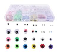 Operitacx 1680 Piezas Ojos Adhesivos Movibles para Manualidades DIY Colores Brillantes y Pegatinas Divertidas para Proyectos Creativos Compatibles con Peluches y Crochet