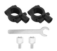 Operitacx 1juego Adaptador de Espejo Retrovisor de Manillar para Motocicleta Soporte Ajustable para Espejo Bicicleta Scooter Eléctrico Fácil Instalación Seguridad Mejorada