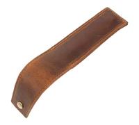 Operitacx 1pieza Funda De Piel para Bolígrafo Vintage Estuche Portátil De Cuero para Accesorio De Escritura Individual Protector De Bolígrafo para Estudiantes y Profesionales