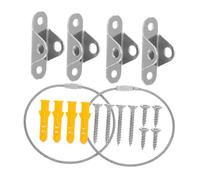 Operitacx 2 Juegos De Correas De Seguridad Anticaídas Para Muebles Resistentes Y Antivuelco Kits De Seguridad Para Muebles Para Correas De Pared Seguras Contra Terremotos Kits De