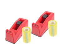 Operitacx 2 Juegos Dispensador de Cinta para Envoltura de Flores de Cinta Adhesiva Transparente y Base para Arreglos y Manualidades de Floristería Color Aleatorio