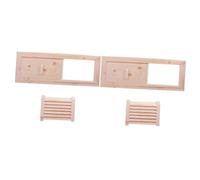 Operitacx 2 Juegos Panel de Ventilación para Sauna de Madera Set de Rejilla de Aire para Habitación de Vapor Accesorio Duradero para Ventilación Sauna y Baño de Vapor