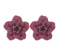 Operitacx 2 parches de peonía con diamantes de imitación, apliques de peonía para coser en ropa, chaquetas, vaqueros, bolsos, mochilas, sombreros y manualidades.