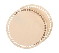 Operitacx 2 Piezas Base de Madera para Bolso Diy de Base para Tejer y Moldear Bolsos con para Crochet y Manualidades para Fondos de Cestos