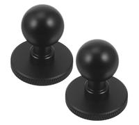 Operitacx 2 Piezas Cabezal de Bola para Trípode de Cámara Tornillo de Accesorio Montaje para Fotografía Estudio y Exterior Pack Unidades Negras