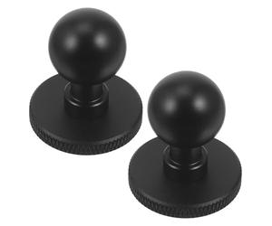 Operitacx 2 Piezas Cabezal de Bola para Trípode de Cámara Tornillo de Accesorio Montaje para Fotografía Estudio y Exterior Pack Unidades Negras