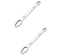 Operitacx 2 Piezas de Doble Cabeza Autoajustable de para Reparación de Gafas y