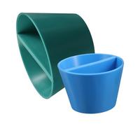 Operitacx 2 Piezas Herramienta Cerámica de Cono Resistente para Moldear Bordes Diseño Ergonómico para Ceramistas Kit Azul y Verde Fácil Limpieza y Uso Duradero para Arte y Pintura Cerámica
