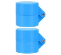 Operitacx 2 Piezas Molde Redondo 3d para Cake Pops, Plástico Azul | Chocolates y Bolas de Fondant, Molde Multiusos de Limpieza Fácil, Adecuado para Cumpleaños y Fiestas