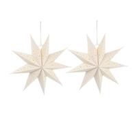 Operitacx 2 Piezas Pantalla de Lámpara Decorativa Forma de Navideña para Colgar Salón y Dormitorio Protege de Manchas y Suciedad Instalación y Duradera