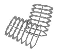 Operitacx 2 Piezas Rejilla de Silicona para Asar Pavo y Pollo, Resistente al Calor, Multifuncional y Fácil de Limpiar, Adecuado para Hornear y Rostizar en Horno o Microondas