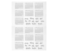 Operitacx 2 Piezas Sello De Silicona Sellos Transparentes Para Hacer Tarjetas Sellos Para Planificadores Sellos De Revistas De Libros Sellos De Diario Sello De Boda Gel De Sílice