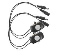 Operitacx 2 piezas Sensor de Movimiento Pir con Controlador LED Infrarrojo Interruptor Automático para Luz con Detección de Presencia Humana Fácil Instalación con Conector Dc Ahorro