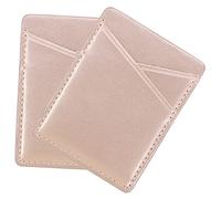 Operitacx 2 Piezas Soporte Adhesivo para Tarjetas de Teléfono Móvil PU Holder para Compatible con Tarjetas Antideslizante y Práctico para Usar Cualquier Lugar