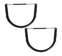 Operitacx 2 Piezas Soporte de Visera para Casco de Seguridad en Aleación de Aluminio Ajustable Diseño de Resorte y Rotación de 180° para Soldadura y Construcción