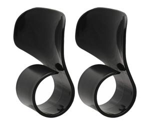 Operitacx 2 Reposamuñecas para Asistencia de Aceleración de Motocicleta Negro, Fácil Control de Acelerador y Fácil Instalación, Adecuado para Cruceros de Larga Distancia Guantes Pesados