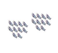 Operitacx 2 Series Colgante De Serpentina De Carpa Amuleto De La Suerte De Pescado Pulsera Con Dije De Encanto De Pescado Encantos De Bronce Antiguo Blue Aleación 10 Piezas*2