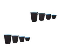 Operitacx 2 Series Funda Protectora para Lentes De Cámara De Neopreno con Gancho para Colgar De Unidades Azul para Almacenamiento Y Protección contra Y Humedad 4 Piezas*2