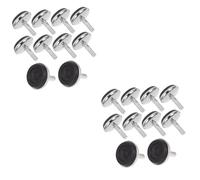 Operitacx 2 Series Pies Ajustables para Accesorios Ajustando Patas De Escritorio Ajustables Muebles Niveladores Almohadillas Pesado Chair Arrasamiento Hoja De Hierro 10 Piezas*2