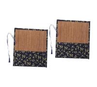 Operitacx 2 Uds Rollo De Bolsa para Bolígrafos Estuche para Lápices Estuche para Bolígrafos Marcapáginas Hecho A Mano Soporte para Papelería Organizadores De Bolígrafos Bolsa De