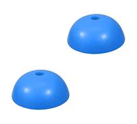 Operitacx 2 Uds Semicírculo Pelota De Masaje Paso A Paso Cápsulas De Ejercicio Bolas De Entrenador De Estabilidad Alfombrilla De Piso Piedra De Cruce Fitness Plástico